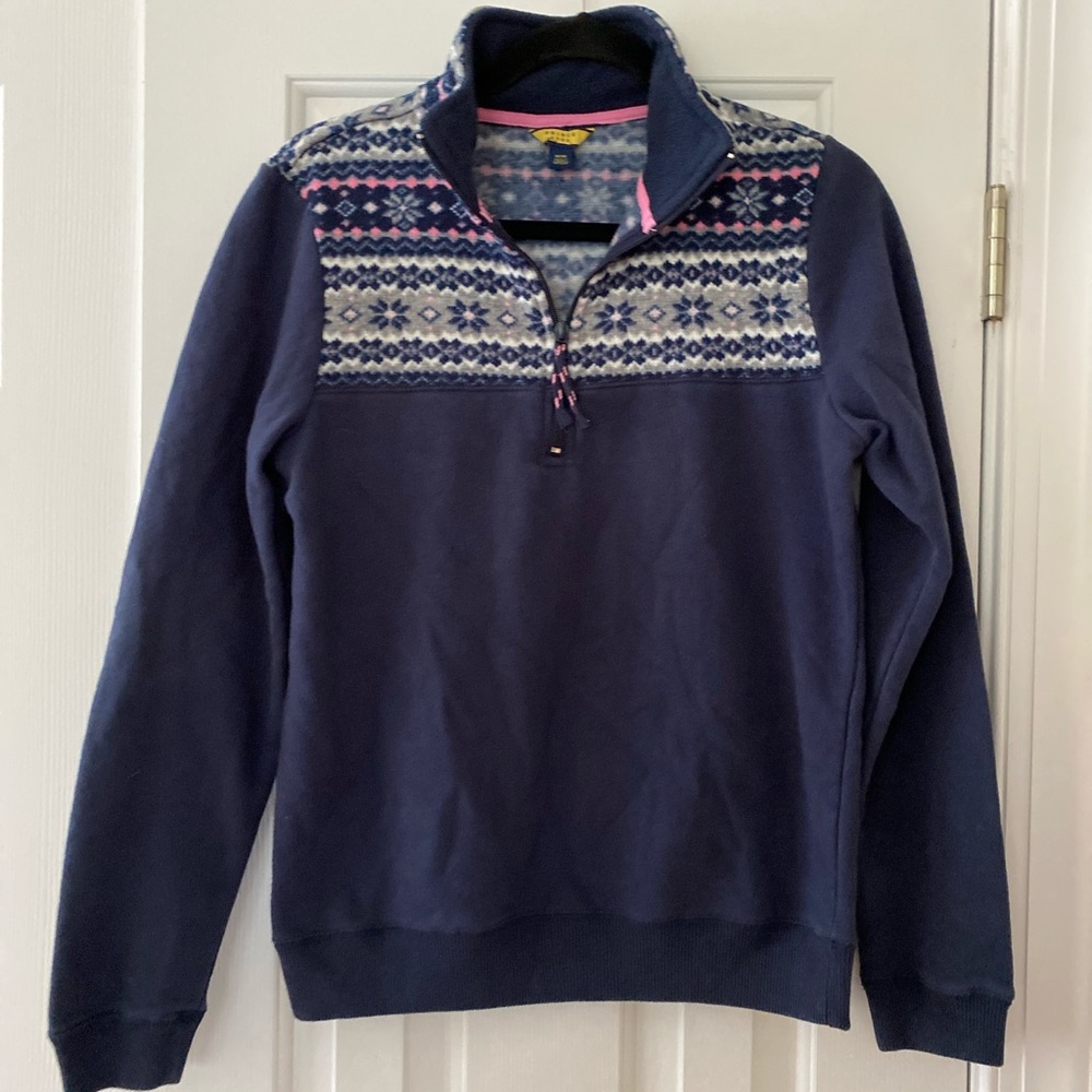 PRINCE & FOX Quarter Zip Pullover Sweatshirt size Med